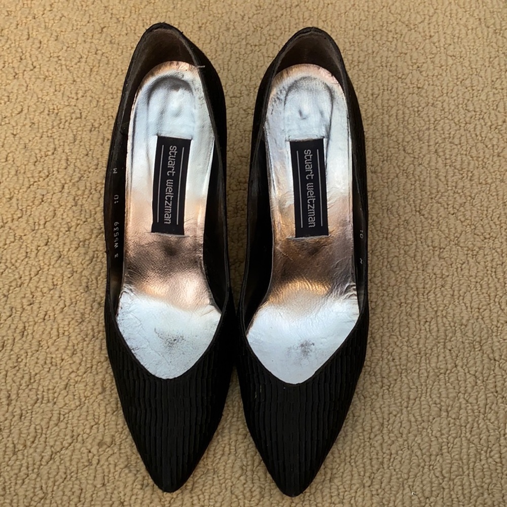 Black Stuart Weitzman Medium Heels